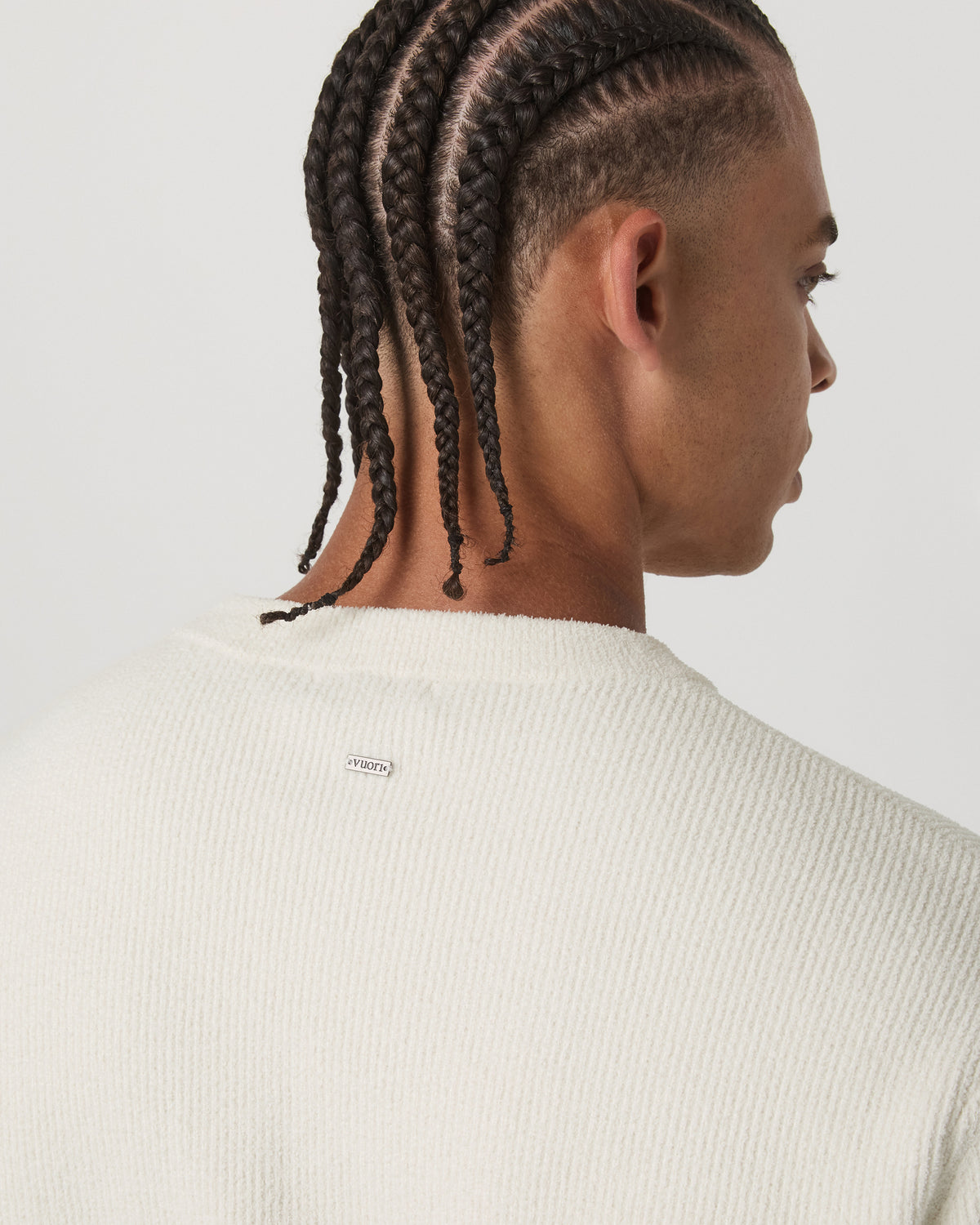 Midweight Rib Sweater Men's Ivory Ribbed Knit Sweater | Vuori online - US 6262