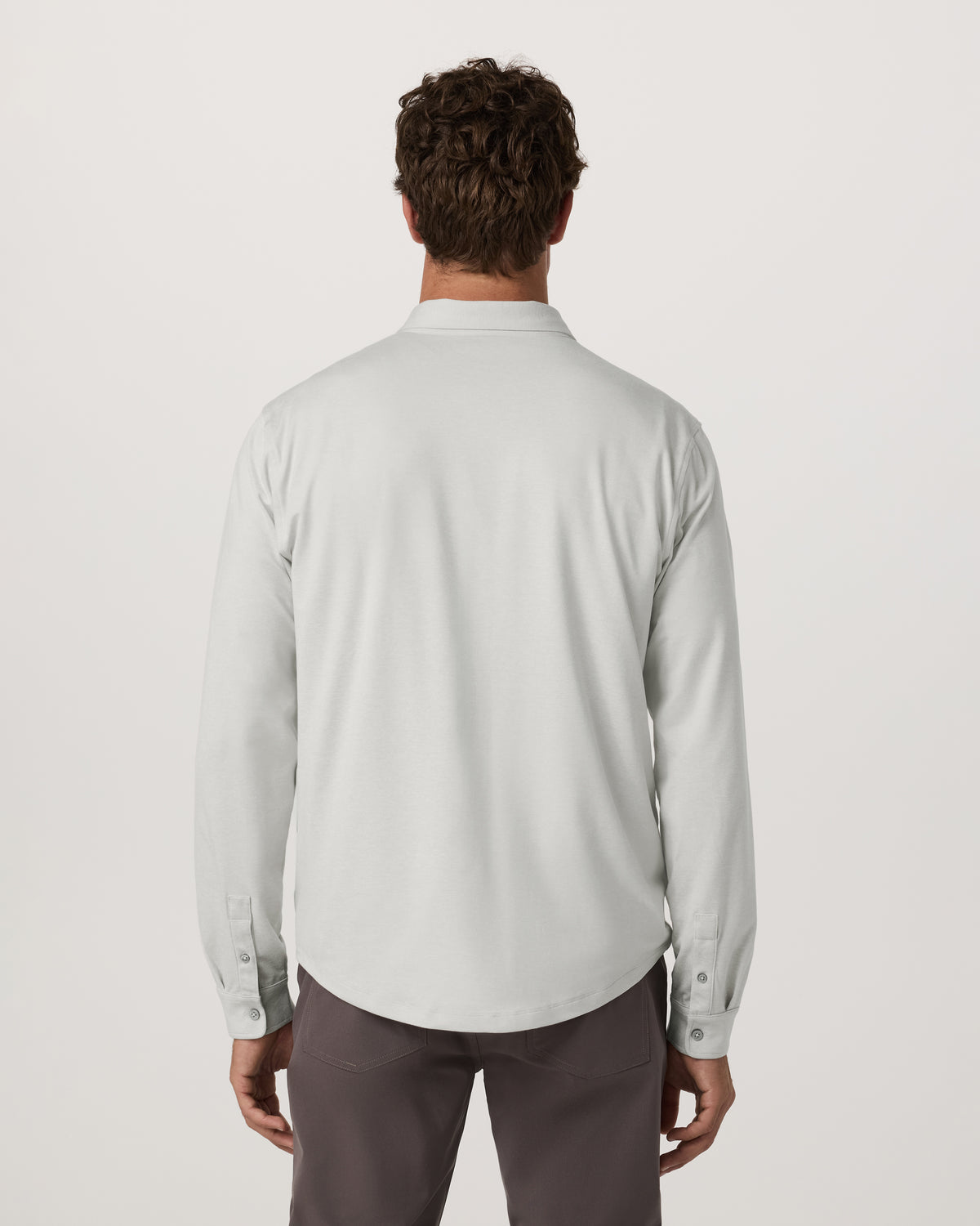 Men's Long Sleeve Ponto Button Down Salt Heather | Vuori outlet - US 7671