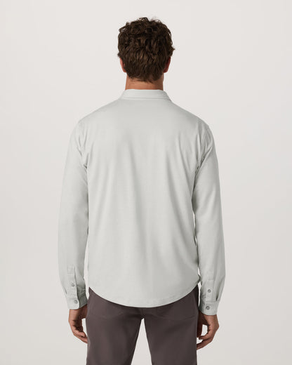 Men's Long Sleeve Ponto Button Down Salt Heather | Vuori outlet - US 7671