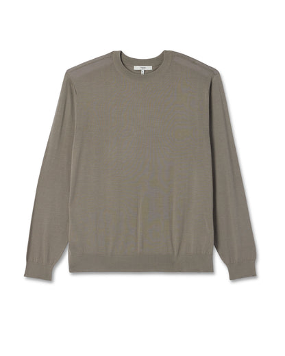 Merino Fine Gauge Wool Sweater Men's Taupe Sweater | Vuori shop - US 1633