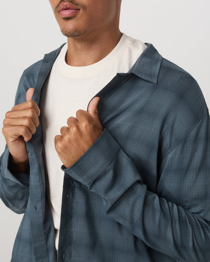 Long Sleeve Plaid Button Down Shirt Men's Abyss Shirt | Vuori sale - US 3538