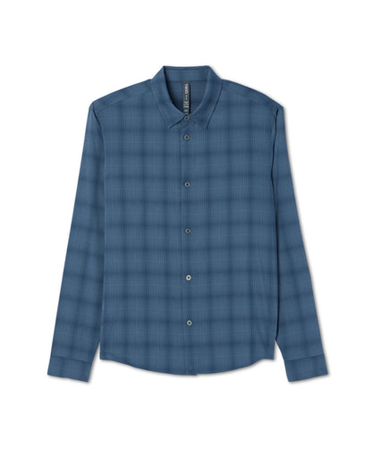 Long Sleeve Plaid Button Down Shirt Men's Abyss Shirt | Vuori sale - US 3538