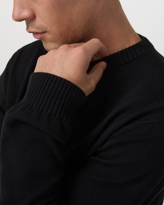 Fluent Sweater Men's Black Sweater | Vuori onsale - US 1674