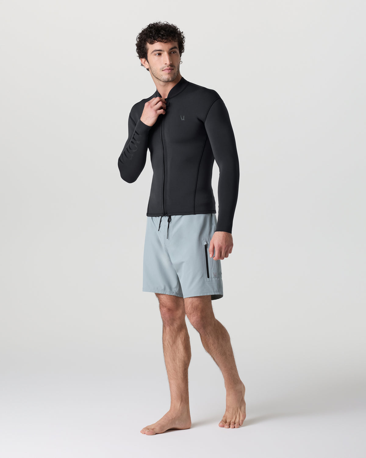 Long Sleeve Yulex Wetsuit Top Washed Black | Vuori for sale - US 9723