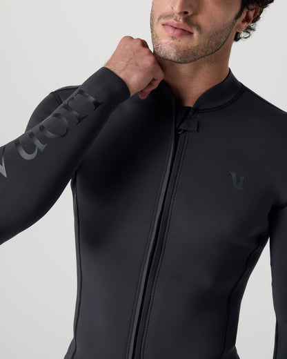 Long Sleeve Yulex Wetsuit Top Washed Black | Vuori for sale - US 9723