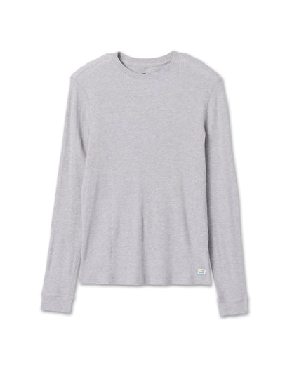 Waffle Crew Men's Light Grey Thermal Shirt | Vuori online - US 9984
