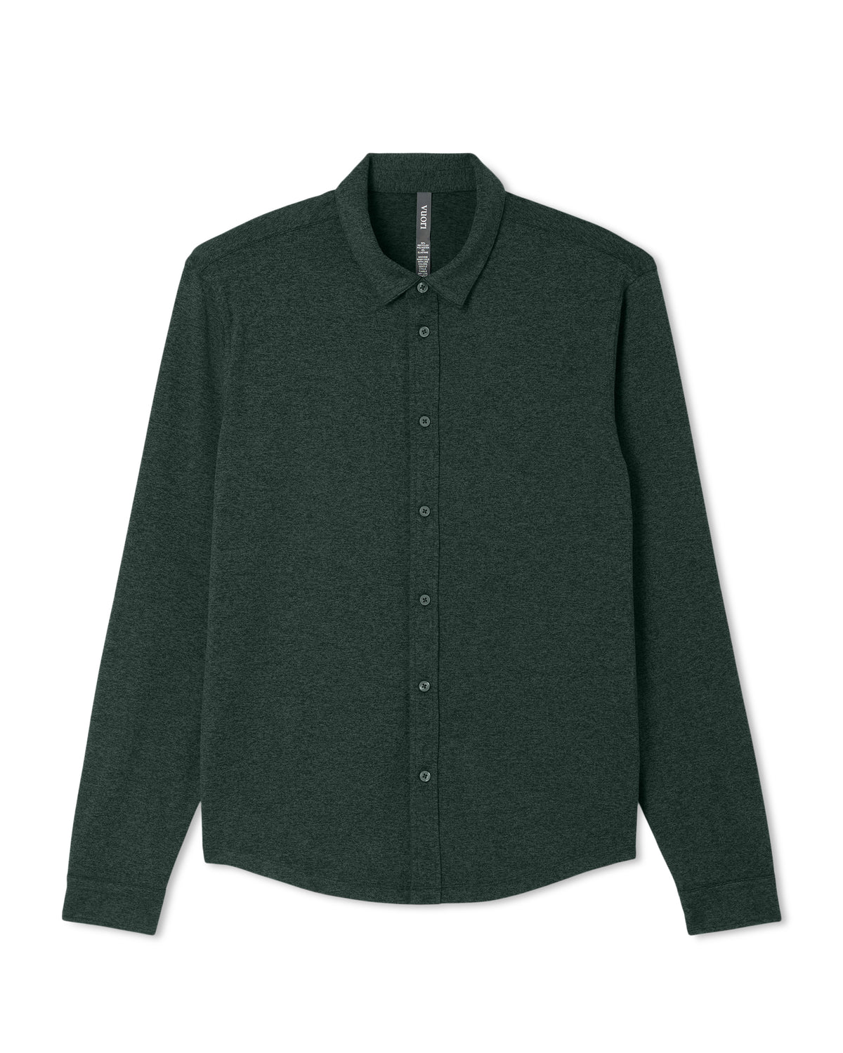 Men's Long Sleeve Ponto Button Down Evergreen Heather | Vuori outlet - US 4671