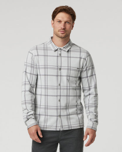 Seaview Plaid Buttondown Shirt Frost Grey | Vuori shop - US 9313