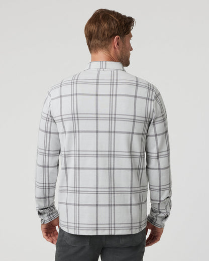 Seaview Plaid Buttondown Shirt Frost Grey | Vuori shop - US 9313