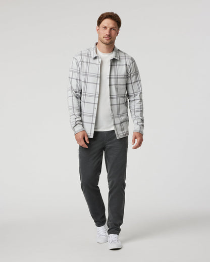 Seaview Plaid Buttondown Shirt Frost Grey | Vuori shop - US 9313
