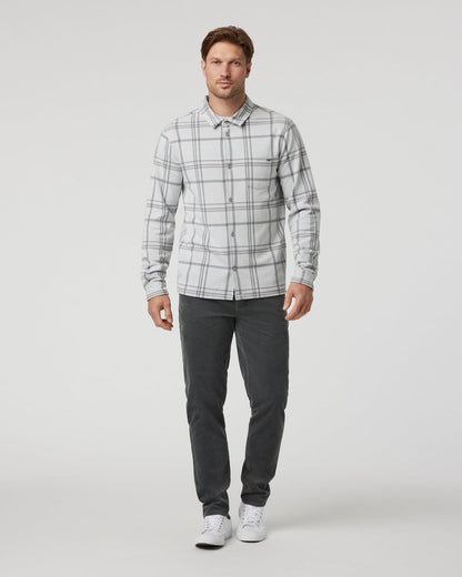 Seaview Plaid Buttondown Shirt Frost Grey | Vuori shop - US 9313
