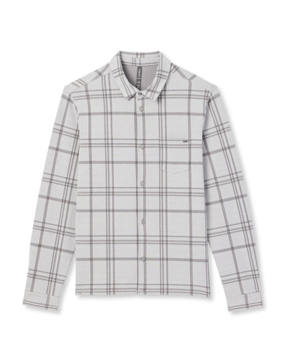 Seaview Plaid Buttondown Shirt Frost Grey | Vuori shop - US 9313