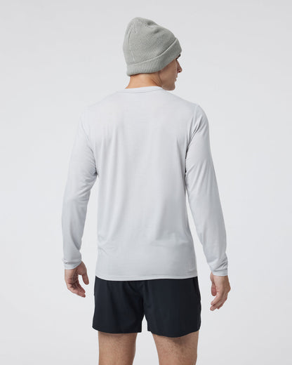 Long Sleeve Current Tech Tee Frost Grey | Vuori onsale - US 5326