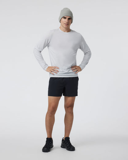 Long Sleeve Current Tech Tee Frost Grey | Vuori onsale - US 5326