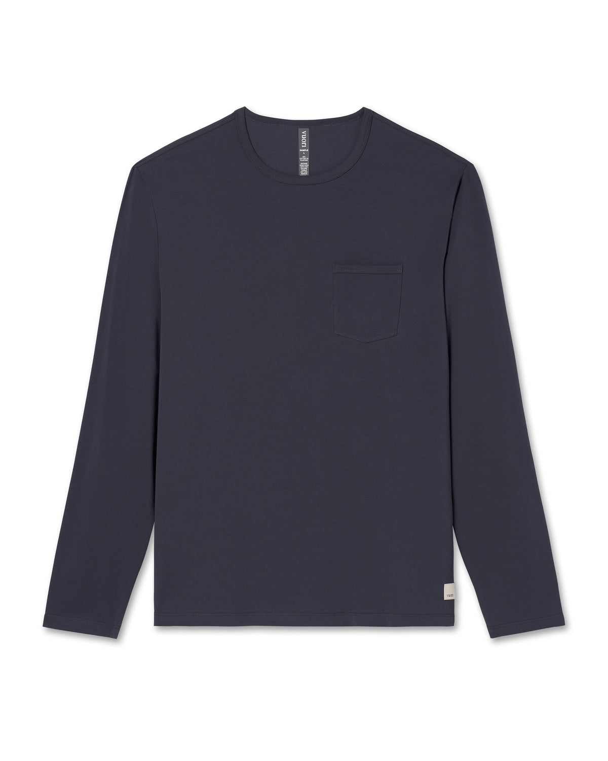 Long Sleeve Men's Feather Tee Navy | Vuori for sale - US 8777