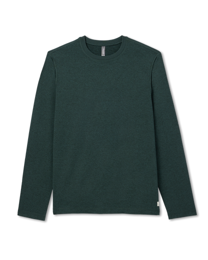Long Sleeve Ponto Performance Tee Evergreen Heather | Vuori discount - US 6539