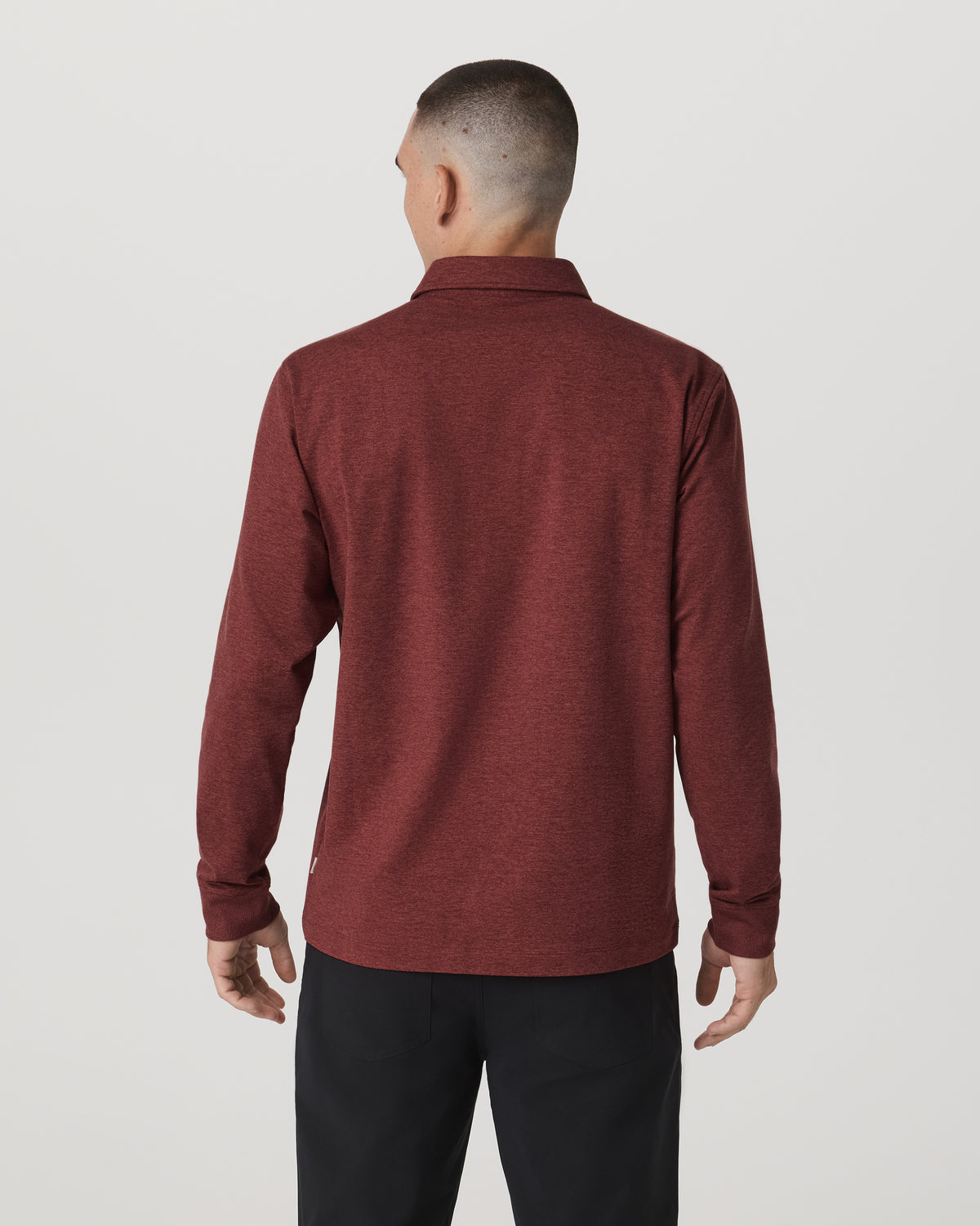 Men's Long Sleeve Coronado Rugby Spiced Apple Heather | Vuori outlet - US 1517