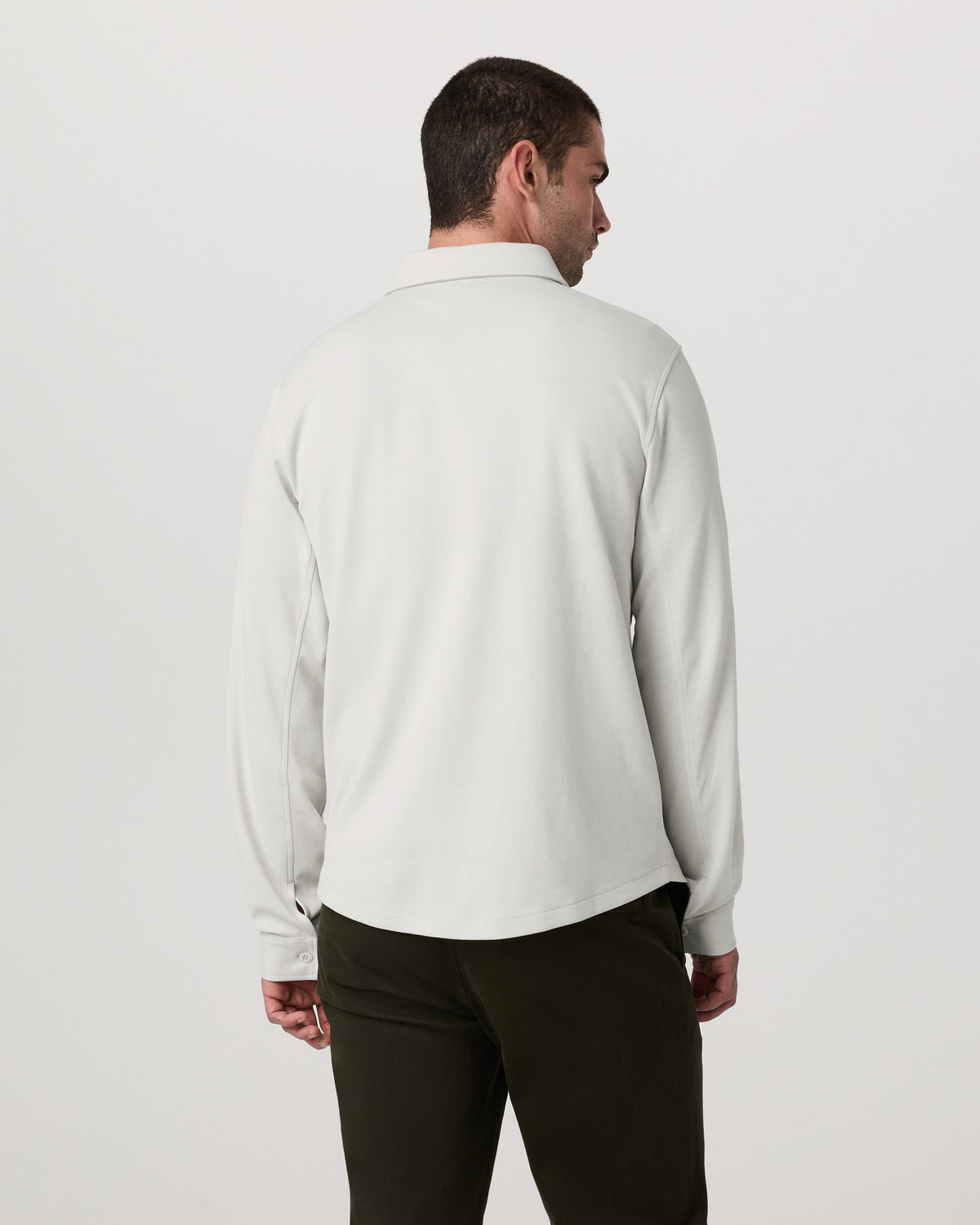 Jeffreys Overshirt Men's Winter Grey Heather Shirt | Vuori shop - US 9868