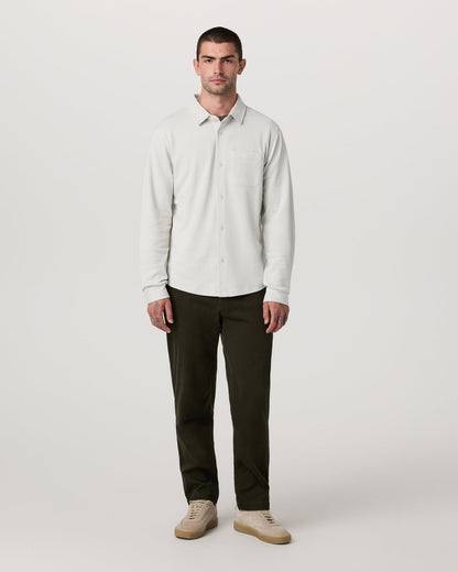 Jeffreys Overshirt Men's Winter Grey Heather Shirt | Vuori shop - US 9868
