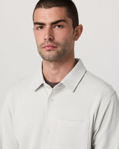 Jeffreys Overshirt Men's Winter Grey Heather Shirt | Vuori shop - US 9868