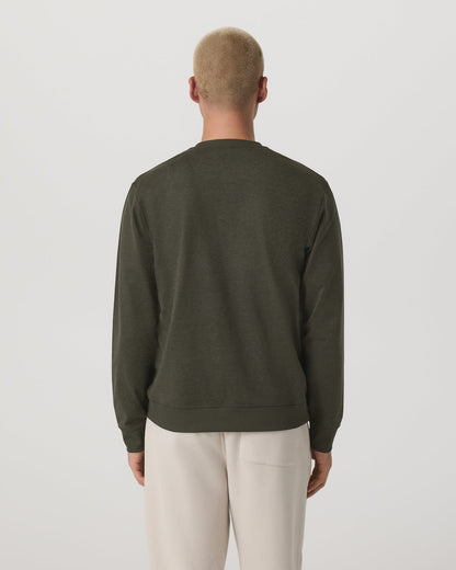 Long Sleeve Coronado Henley - Relaxed Oregano Heather | Vuori sale - US 3798