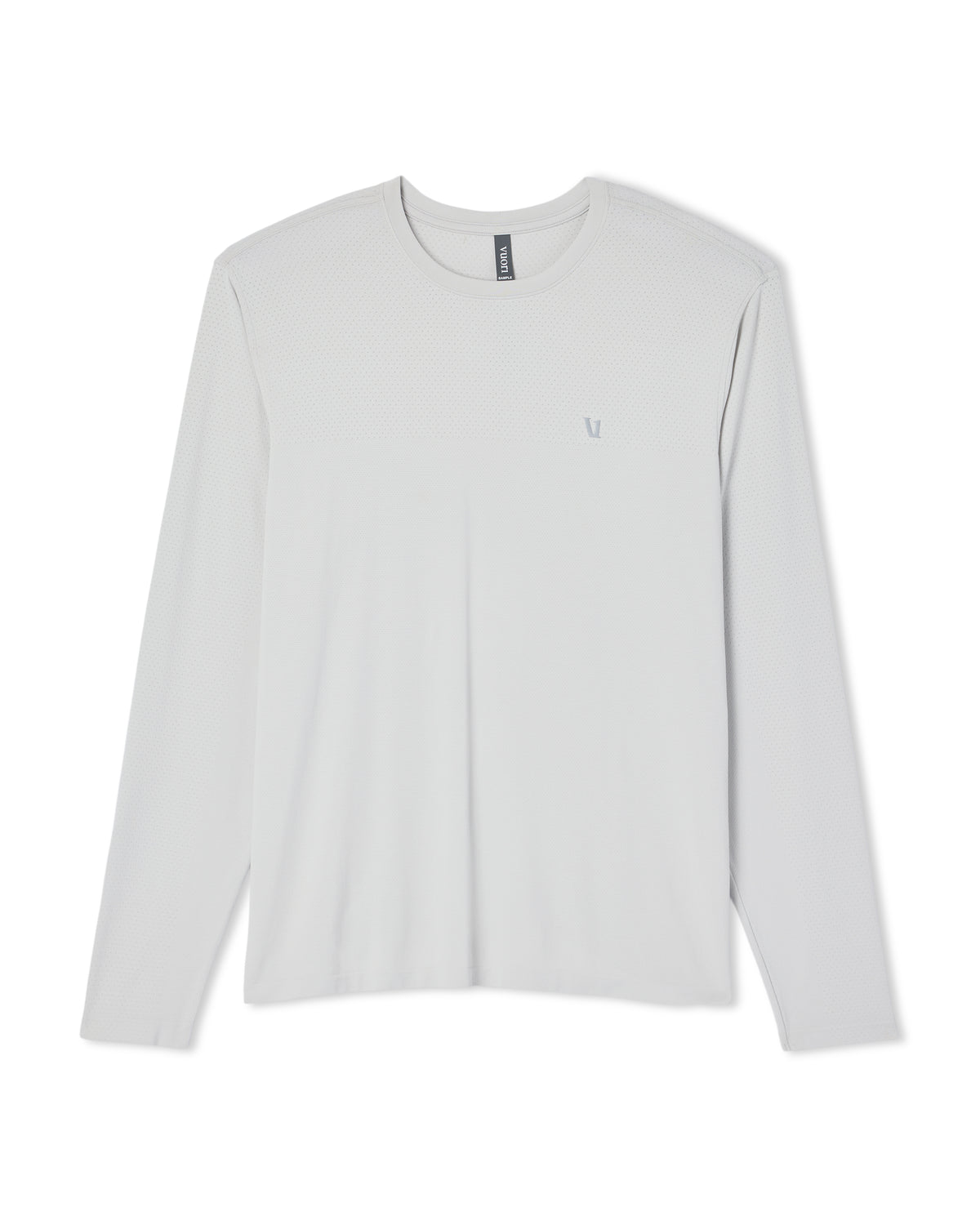 Men's Long Sleeve Clearview Seamless Tee Frost Grey Shirt | Vuori onsale - US 1118