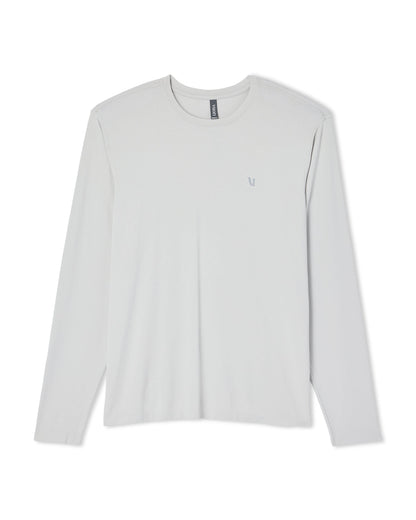 Men's Long Sleeve Clearview Seamless Tee Frost Grey Shirt | Vuori onsale - US 1118