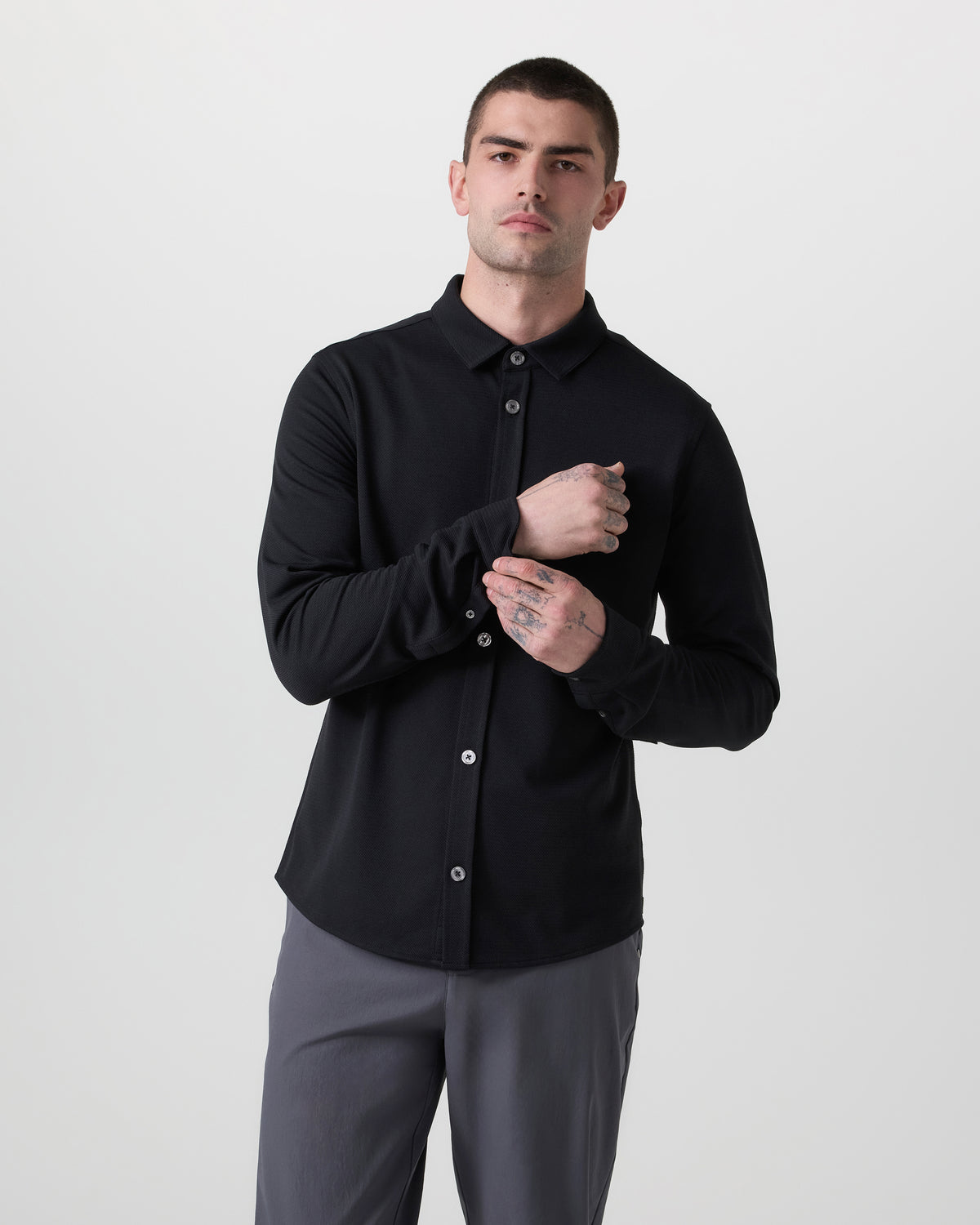 Long Sleeve North Beach Button Down Black | Vuori outlet - US 2941