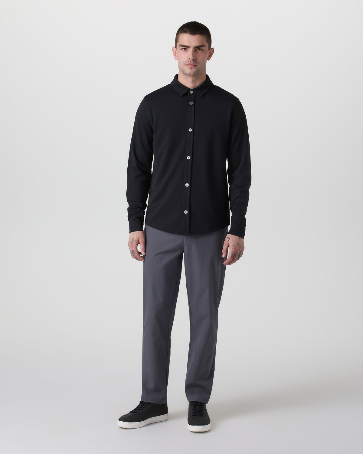 Long Sleeve North Beach Button Down Black | Vuori outlet - US 2941