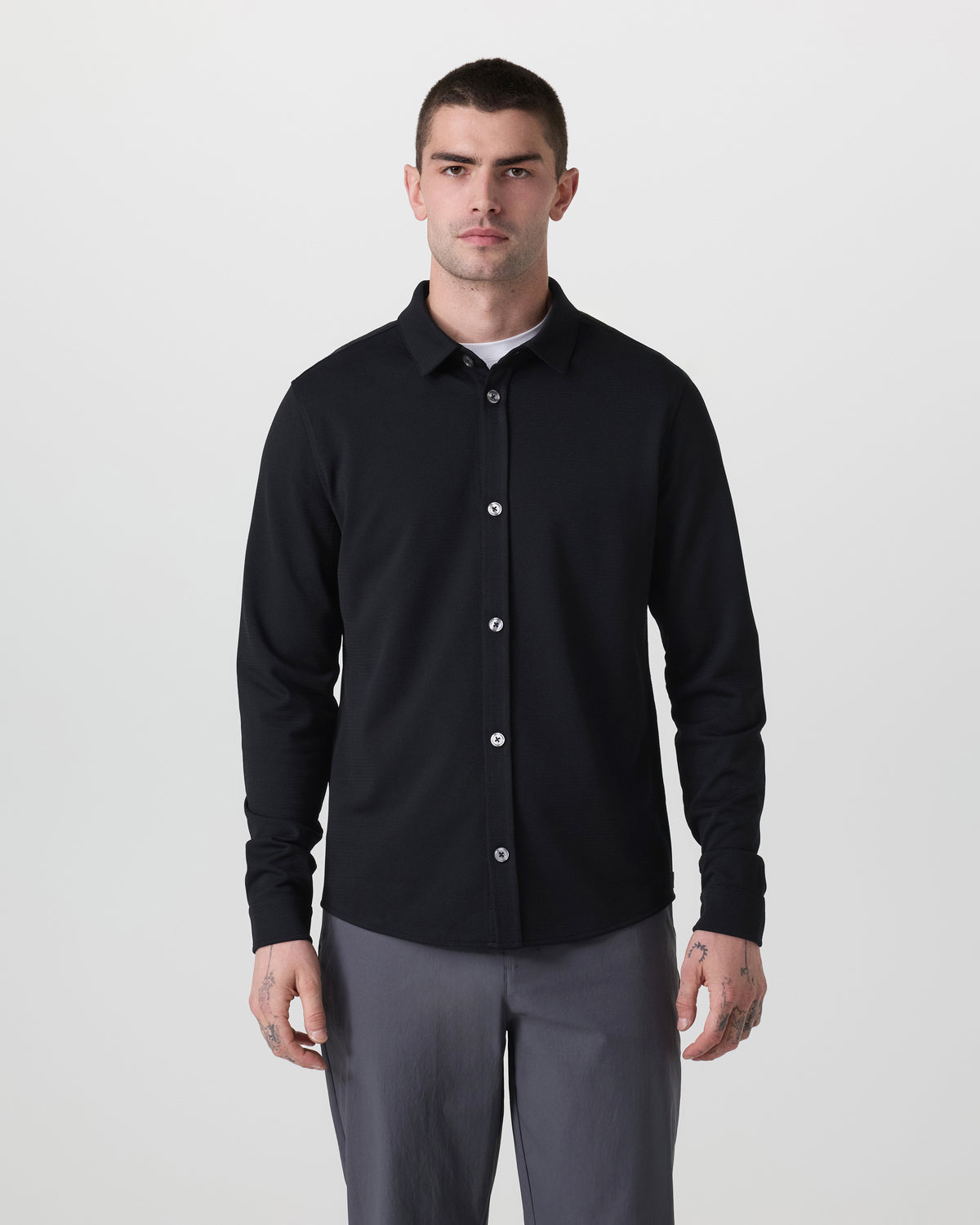 Long Sleeve North Beach Button Down Black | Vuori outlet - US 2941
