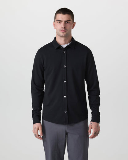 Long Sleeve North Beach Button Down Black | Vuori outlet - US 2941