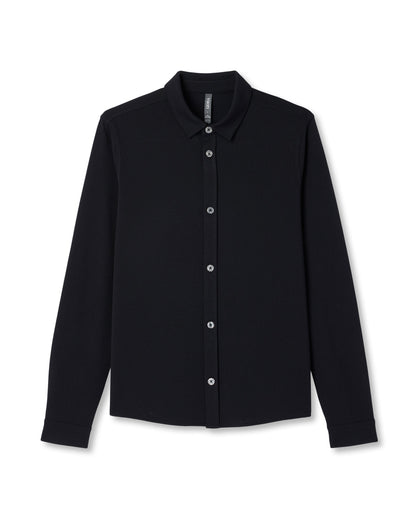 Long Sleeve North Beach Button Down Black | Vuori outlet - US 2941