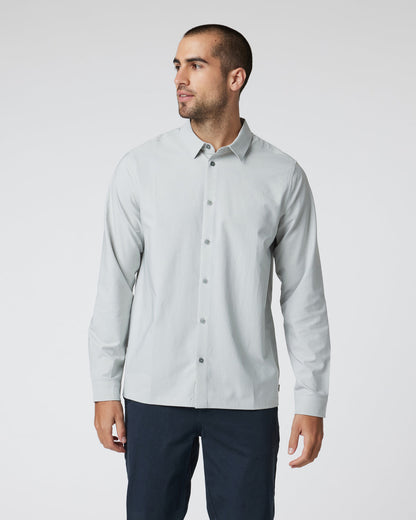 Long Sleeve Manhattan Button Down Sky Grey | Vuori shop - US 2260