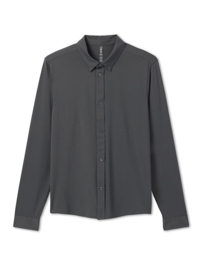 Long Sleeve TravelLite Button Down Dark Pewter | Vuori sale - US 5332