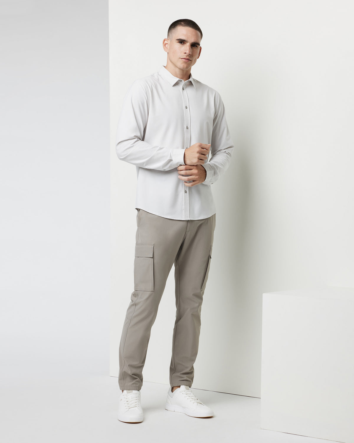 Long Sleeve Bridge Button Down Men's Salt Shirt | Vuori onsale - US 6753
