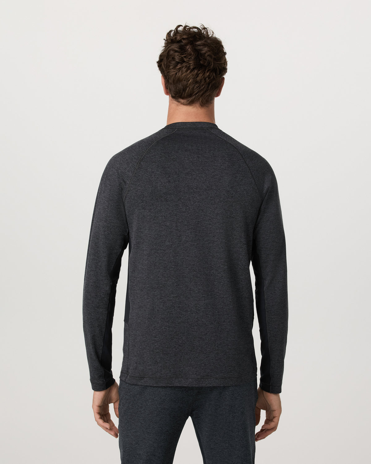 Long Sleeve Ponto Hybrid Baselayer Charcoal Heather | Vuori for sale - US 6066