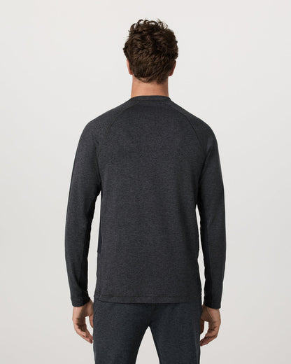 Long Sleeve Ponto Hybrid Baselayer Charcoal Heather | Vuori for sale - US 6066