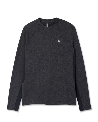 Long Sleeve Ponto Hybrid Baselayer Charcoal Heather | Vuori for sale - US 6066
