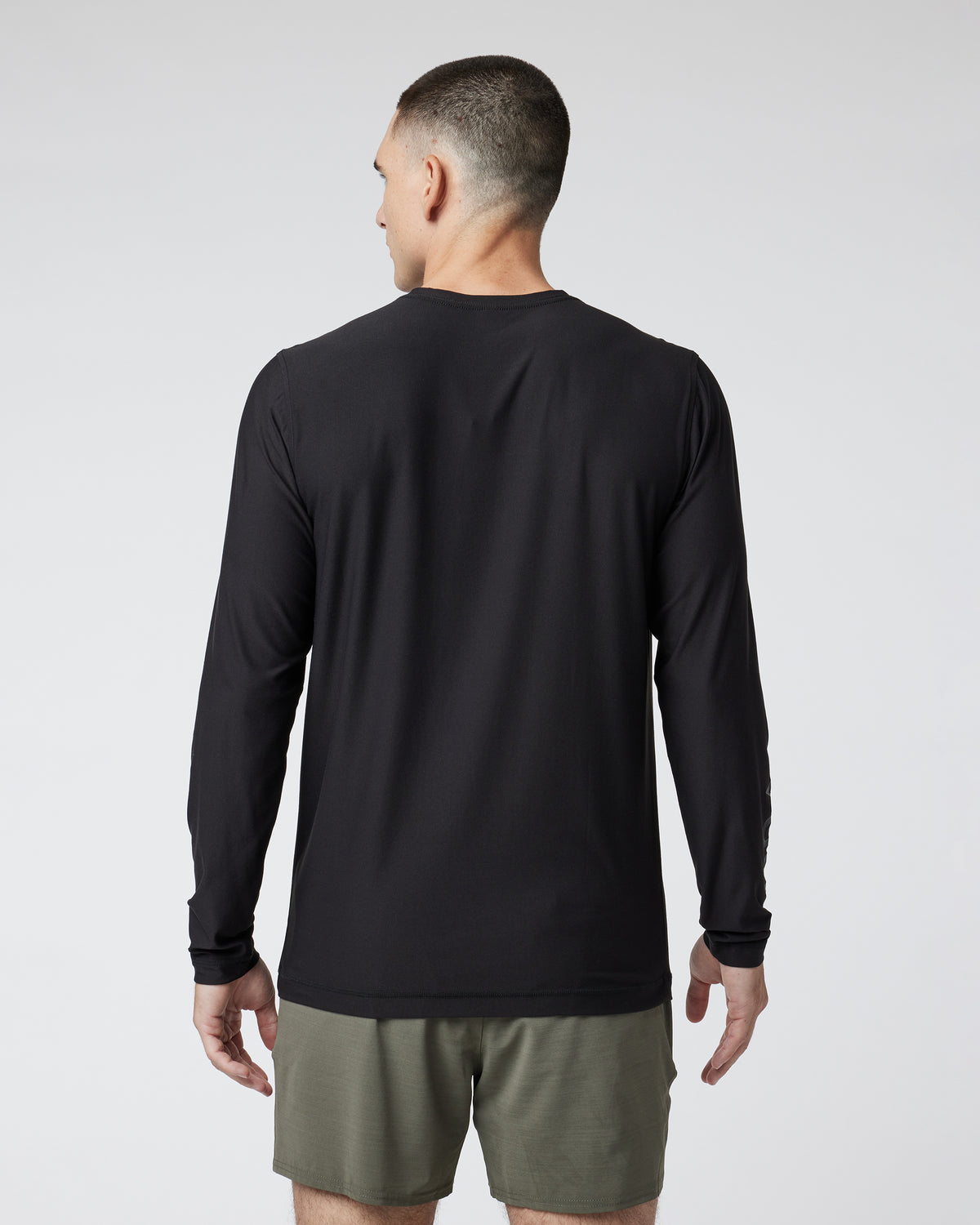 Long Sleeve Strato Graphic Tee Black Workout Tee | Vuori discount - US 1355