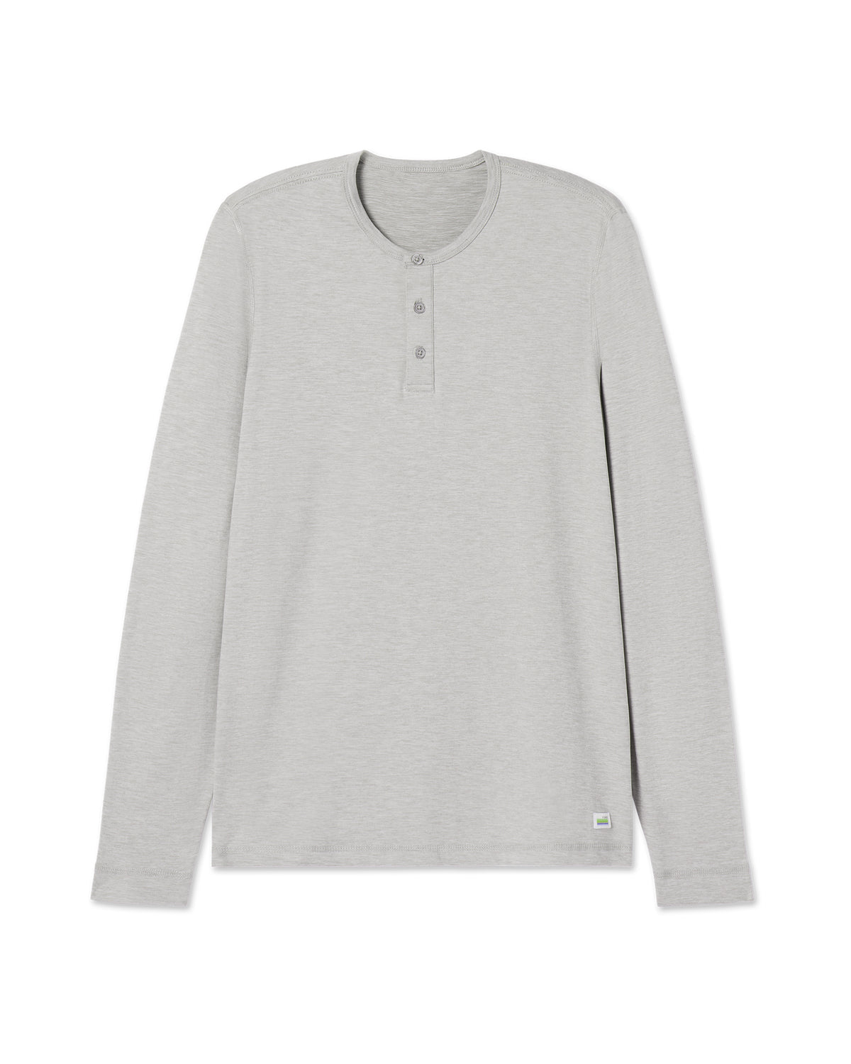 Long-Sleeve Ease Performance Henley Light Heather Grey | Vuori shop - US 5961