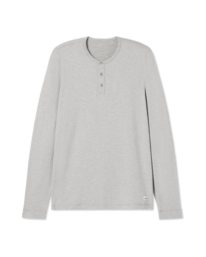 Long-Sleeve Ease Performance Henley Light Heather Grey | Vuori shop - US 5961
