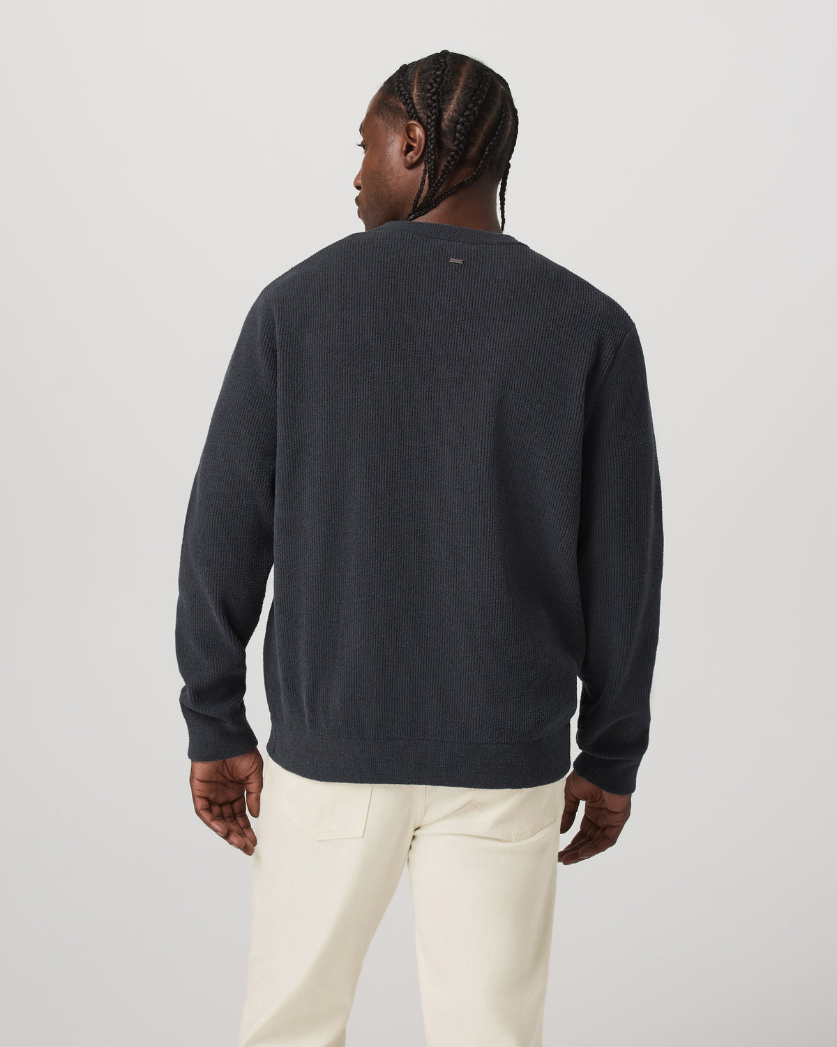 Midweight Rib Sweater Men's Navy Ribbed Knit Sweater | Vuori sale - US 6974