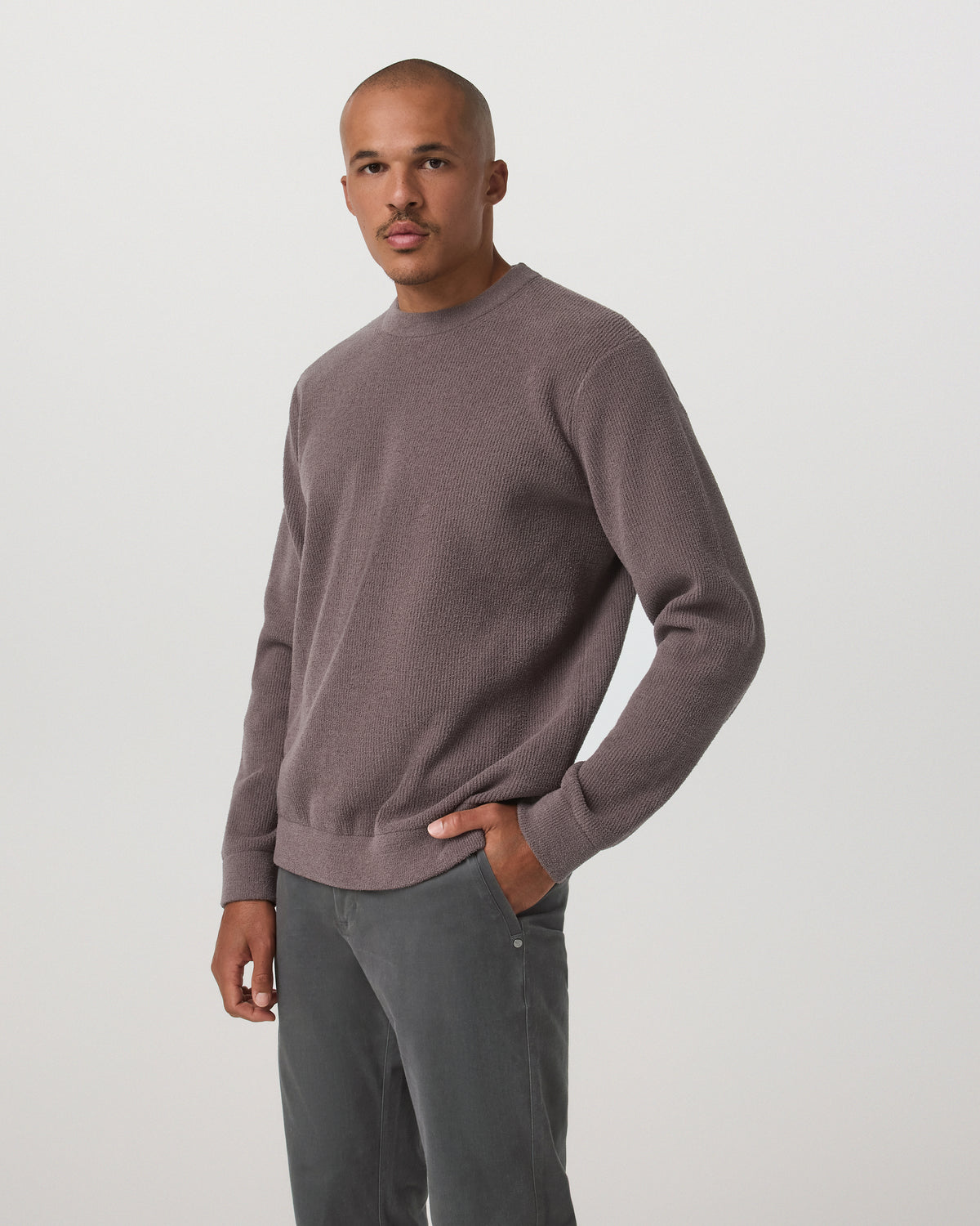 Midweight Rib Sweater Men's Timber Ribbed Knit Sweater | Vuori onsale - US 2531