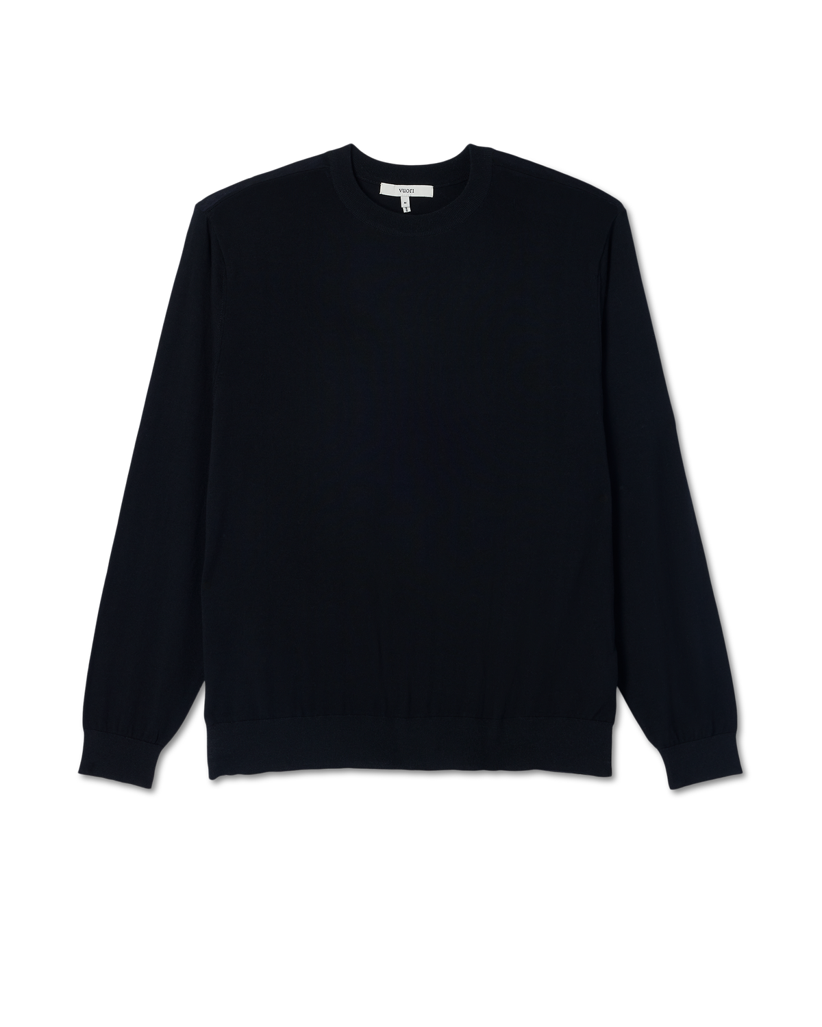 Merino Fine Gauge Wool Sweater Men's Black Sweater | Vuori for sale - US 8731