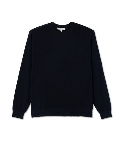 Merino Fine Gauge Wool Sweater Men's Black Sweater | Vuori for sale - US 8731