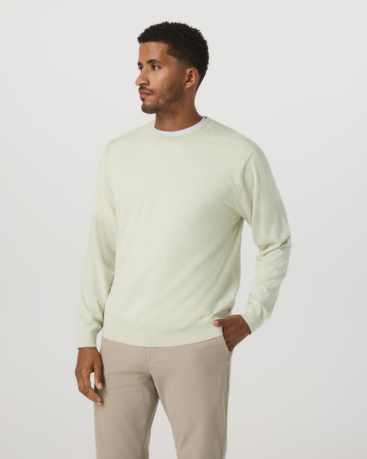 Men's Merino Fine Gauge Wool Sweater Sandalwood | Vuori online - US 2854