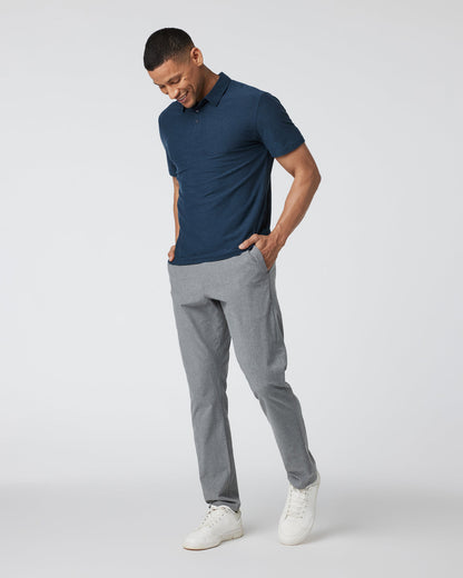 Strato Tech Polo Men's Navy Heather Polo | Vuori shop - US 5536