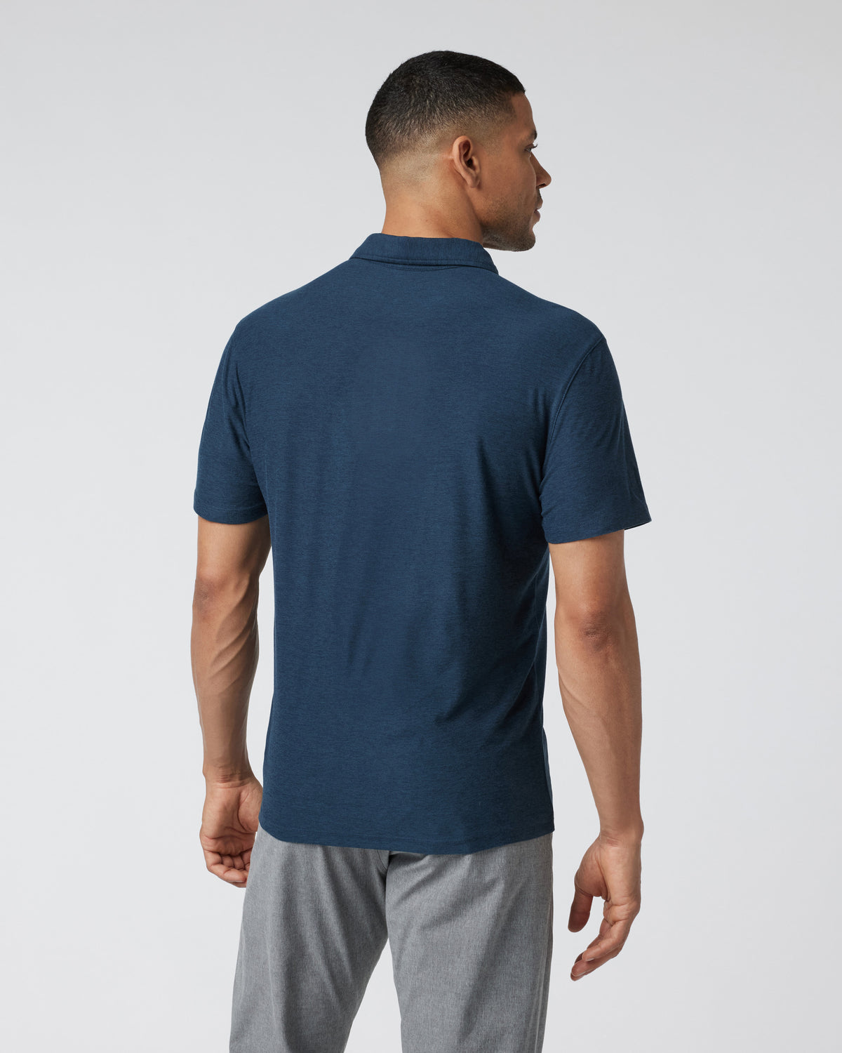 Strato Tech Polo Men's Navy Heather Polo | Vuori shop - US 5536