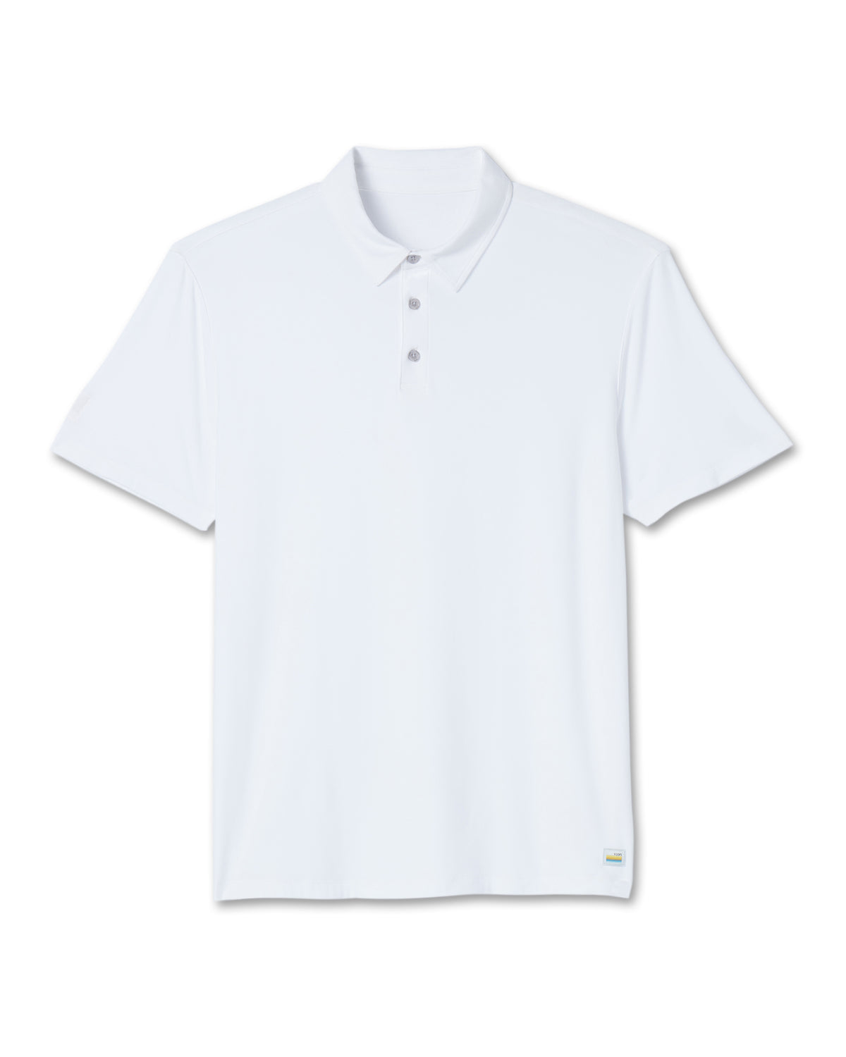 Strato Tech Polo Men's White Athletic Polo | Vuori onsale - US 6729