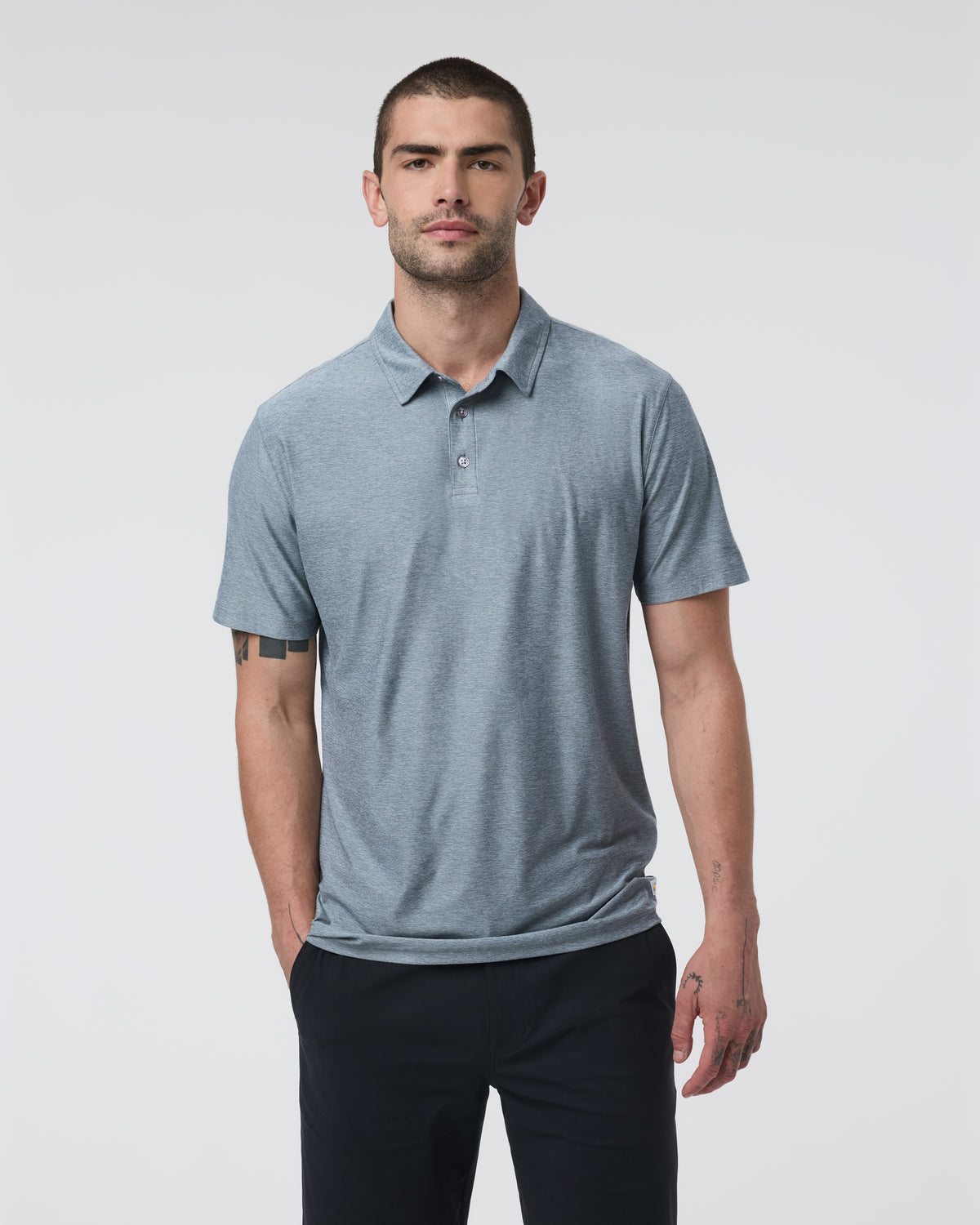 Strato Tech Polo Men's Mist Heather Polo | Vuori for sale - US 4240